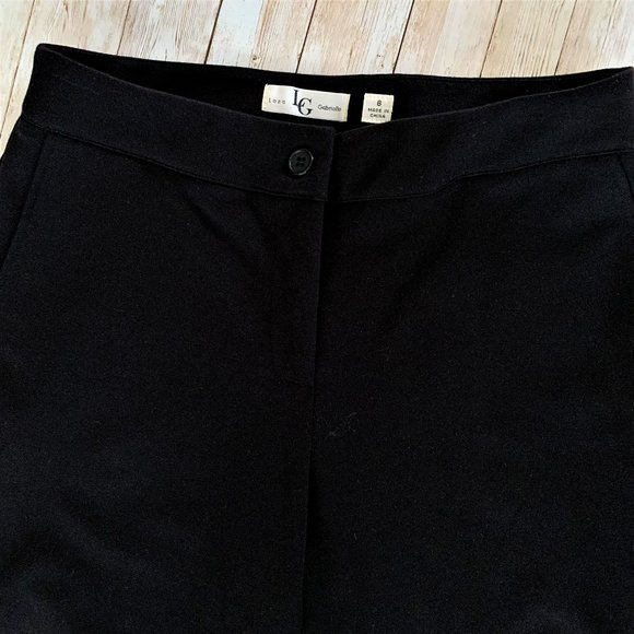 donatedLena Gabrielle Black Bootcut Dress Pant, Sz 6 - Picture 7 of 15